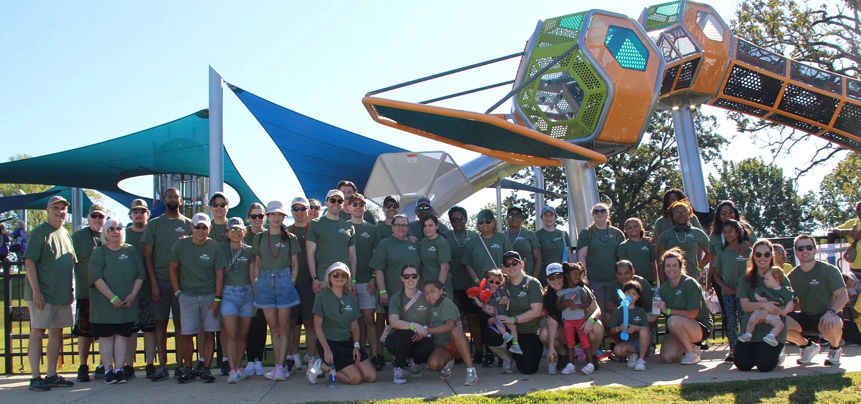 Group photo of Department of Ophthalmology participants in the 2025 Diabetes Walk.